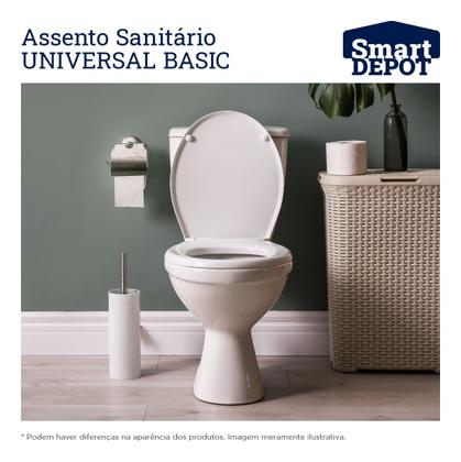 Imagem de Tampa Assento Sanitário Com Fechamento Silencioso Universal Basic Smart Depot