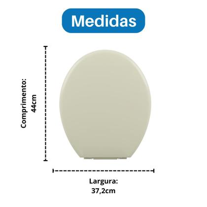 Imagem de Tampa Assento Vaso Sanitário Almofadado Oval Astra TPKAS