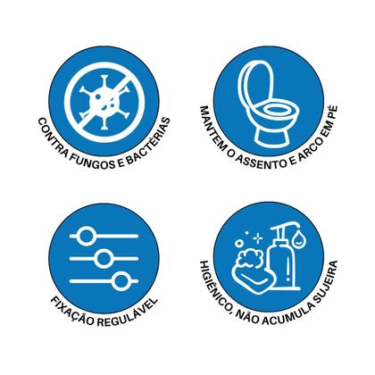 Imagem de Tampa Assento Vaso Sanitário Almofadado Oval Astra TPKAS