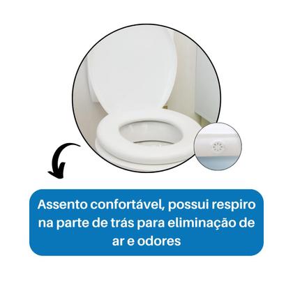 Imagem de Tampa Assento Vaso Sanitário Almofadado Oval Astra TPKAS