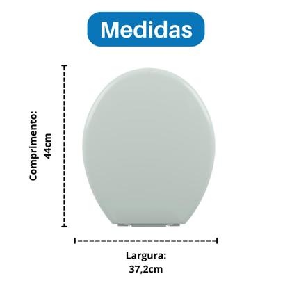 Imagem de Tampa Assento Vaso Sanitário Almofadado Oval Astra TPKAS