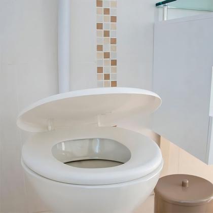 Imagem de Tampa Assento Vaso Sanitário Oval Universal Soft Astra