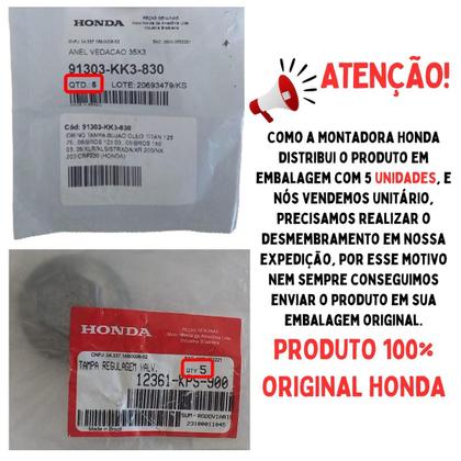 Imagem de Tampa Bujão Óleo + Oring Crf 230F 2003 á 2019 Original Honda