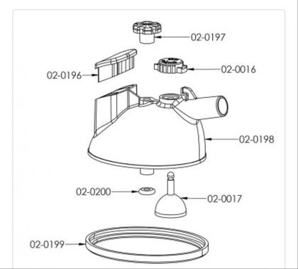 Imagem de Tampa Coletor De Leite Orbital Gimenez Completo