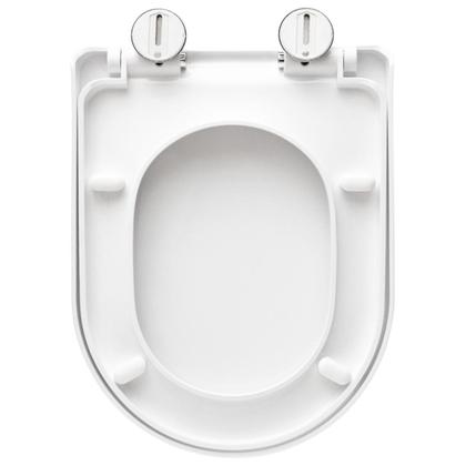 Imagem de Tampa de Assento Sanitario Debba Round Fecha Suave E Click Soft Close Para Vaso/Bacia Roca 1.6gpf / 6lpf