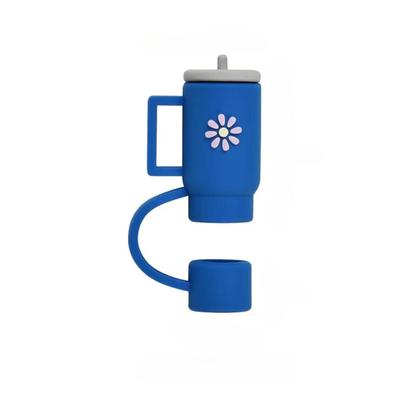 Imagem de Tampa De Canudo De 10mm Compatível Com Copo Diversos, Protetores, Silicone, Reutilizável Cobertura À Prova De Poeira