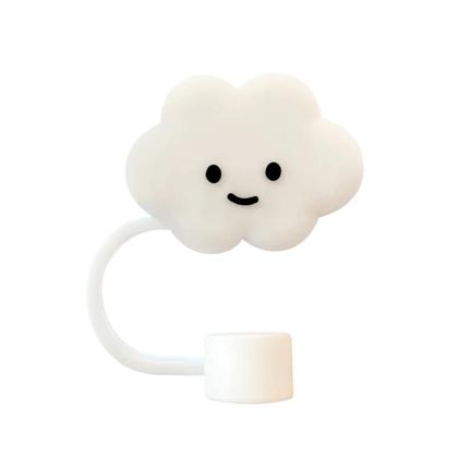 Imagem de Tampa De Canudo De 10mm Compatível Com Copo Diversos, Protetores, Silicone, Reutilizável Cobertura À Prova De Poeira