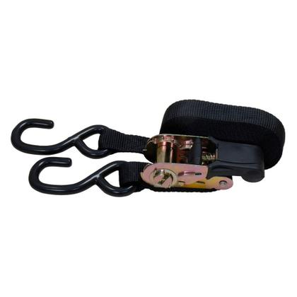 Imagem de Tampa de carga Ratchet Tie Downs Amazon Basics 15 pés e 227 kg preta 12