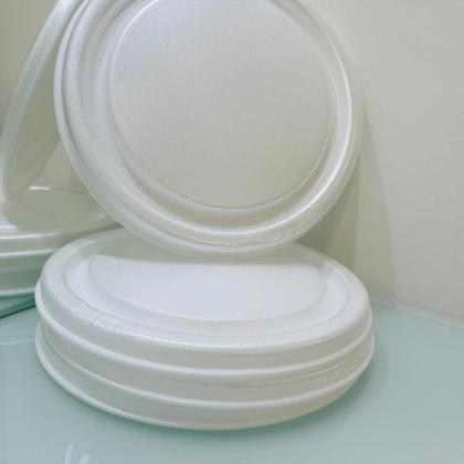 Imagem de Tampa de isopor para Marmitex 500, 750 e 1100ml Totalplast com 100 unidades