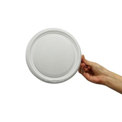 Imagem de Tampa de isopor para Marmitex 500, 750 e 1100ml Totalplast com 100 unidades