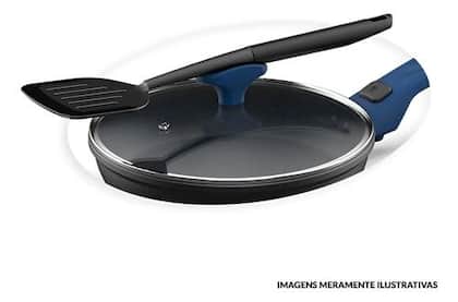 Imagem de Tampa De Panela Ichef Polishop Shark Series 16cm Azul