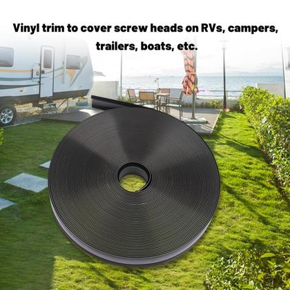 Imagem de Tampa de parafuso de moldagem de acabamento em vinil para RV Boat Camper (30m)