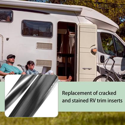 Imagem de Tampa de parafuso de moldagem de acabamento em vinil para RV Boat Camper (30m)