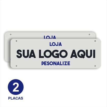 Imagem de Tampa de Placa de Carro Personalizada Sua Logo PVC 1mm