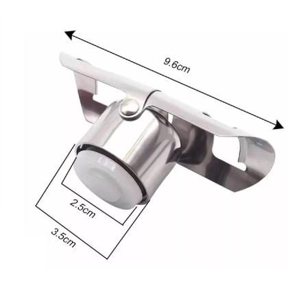 Imagem de Tampa De Pressão Inox Garrafa Vinho Champanhe Vedação Vácuo