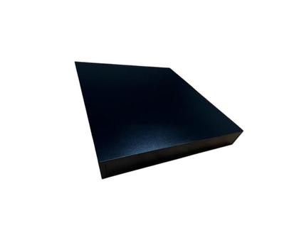 Imagem de Tampa de proteção para Fogão Mesa de vidro e inox de 4 bocas com dimensões de até 66cm x56cm em MDF Preto