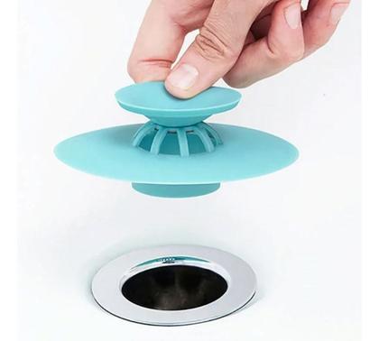 Imagem de Tampa De Silicone Ralo De Pia Cozinha Banheiro Flexível Lavatório Banheira