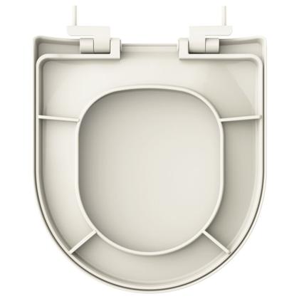 Imagem de Tampa de Vaso Assento Sanitário Incepa Calypso Tupan Polipropileno Anatômico Resistente com Fixador Ajustável