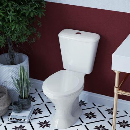 Imagem de Tampa de Vaso Assento Sanitário Oval Universal Tupan Polipropileno Anatômico Compatível com Diversas Bacias 1.6 6Lpf