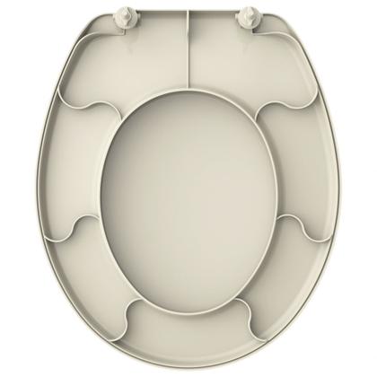 Imagem de Tampa de Vaso Assento Sanitário Oval Universal Tupan Polipropileno Anatômico Compatível com Diversas Bacias 1.6 6Lpf