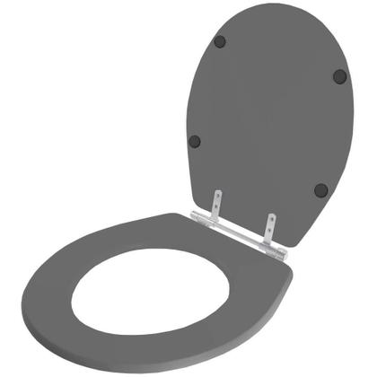 Imagem de Tampa de Vaso Avalon Cinza Quartzo (Cinza Escuro) para Louça Ideal Standard