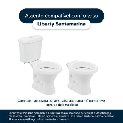 Imagem de Tampa de Vaso Decorado Golfinhos Liberty para bacia Santamarina Oval Universal