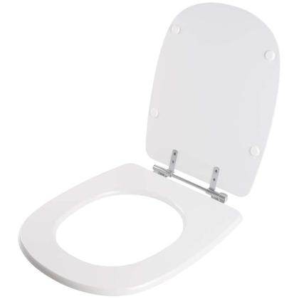 Imagem de Tampa de Vaso em MDF Paris Branco para bacia Ideal Standard