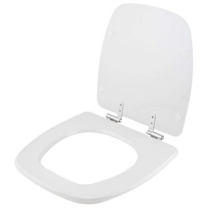 Imagem de Tampa De Vaso Poliester Com Amortecedor City Branco Para Bacia Celite