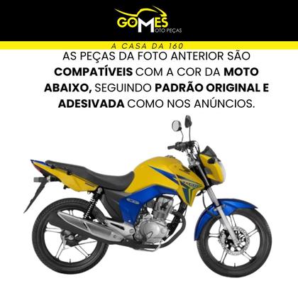 Imagem de Tampa Lateral Cg Titan 150 Modelo 2014 / 2014 Par Completa Lado Filtro / Bateria