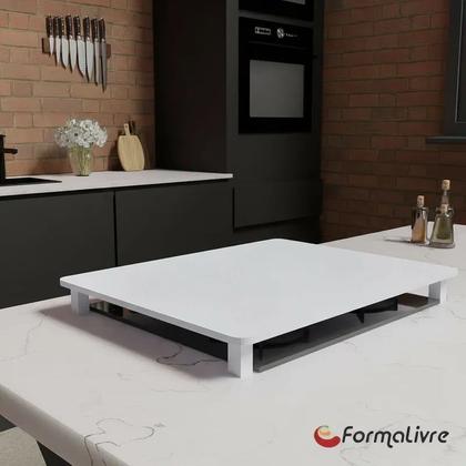 Imagem de Tampa Para Cooktop Brastemp 5 Bocas BDD75AE 73 X 46 cm Branco Laca