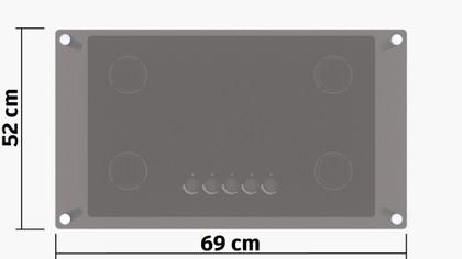 Imagem de Tampa Para Cooktop Electrolux 4 Bocas Gt60x Inox-cooktampa
