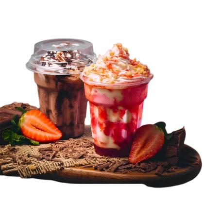 Imagem de Tampa para copo de sundae 175ml rioplastic c/ 100 un