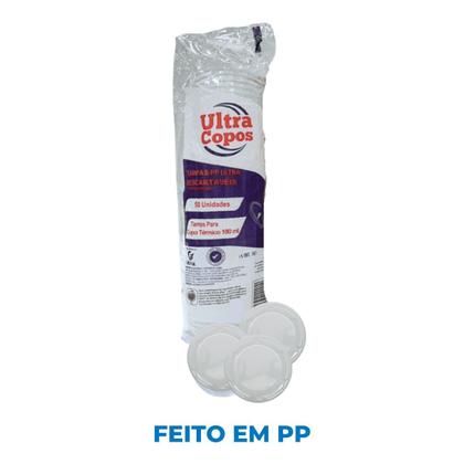 Imagem de Tampa para Copo Térmico PP 180ml Ultra Com 50 Unidades