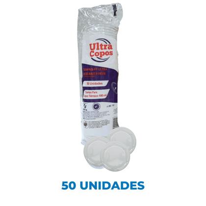 Imagem de Tampa para Copo Térmico PP 180ml Ultra Com 50 Unidades