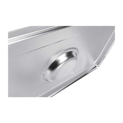 Imagem de Tampa Para Cuba Gastronômica GN 1/4 Aço Inox Sem Recorte