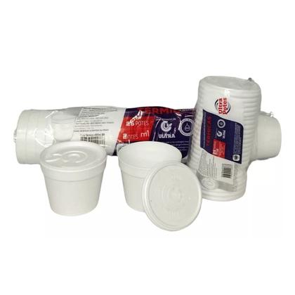 Imagem de Tampa para pote de isopor 240/300/360/480ml ultra com 500 - ean 17898339101259