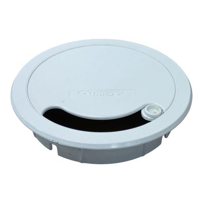 Imagem de Tampa Passa Cabo Fio Redonda Qtmov