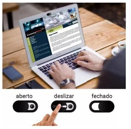 Imagem de Tampa Pelicula Privacidade Webcam Notebook 3 Unidades Cor Preto