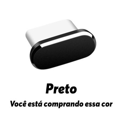 Imagem de Tampa Plug Anti Poeira Sujeira Entrada Saída Usb Tipo C