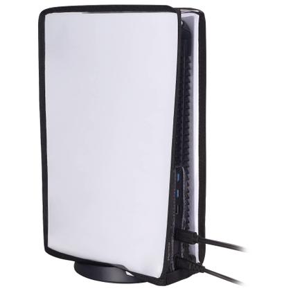 Imagem de Tampa protetora contra poeira PlayVital transparente à prova d'água para console PS5