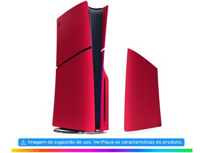 Tampa PS5 Vermelho Sony PlayStation 4 Peças Imagem de Tampa PS5 Vermelho Sony PlayStation 4 Peças