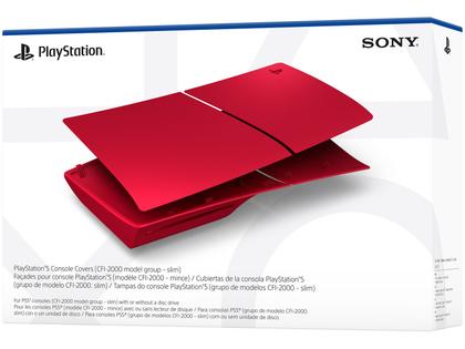 Tampa PS5 Vermelho Sony PlayStation 4 Peças Imagem de Tampa PS5 Vermelho Sony PlayStation 4 Peças