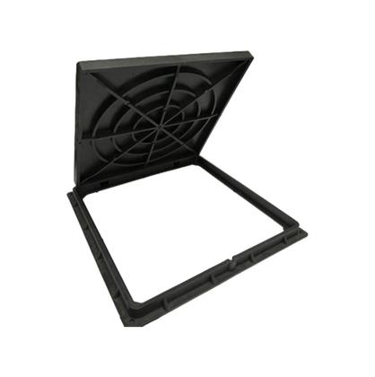 Imagem de Tampa Pvc para Caixa de Esgoto e Cisterna 50x50 Com Aro Articulado - Unitário