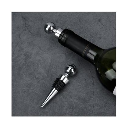 Imagem de Tampa Rolha para Garrafa de Vinho e Bebidas Inox