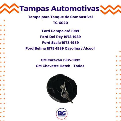 Imagem de Tampa tanque combustivel pampa del rey belina caravan t-6020