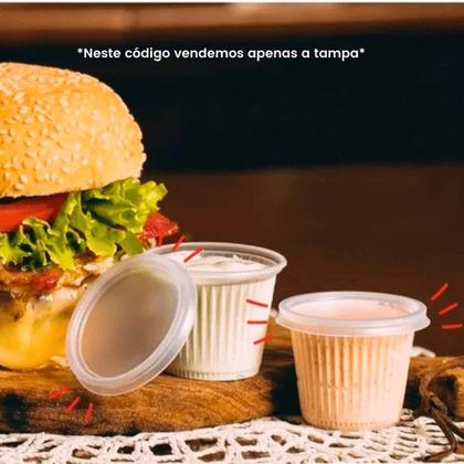 Imagem de Tampa Translúcida para copo 50ml Copaza com 3.260 unidades