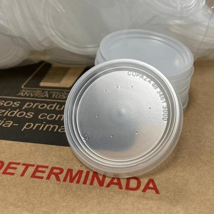 Imagem de Tampa Translúcida para copo 50ml Copaza com 3.260 unidades