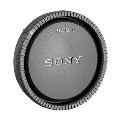 Imagem de Tampa Traseira da Lente Objetiva Sony Encaixe E-mount Protetor c/ Logo