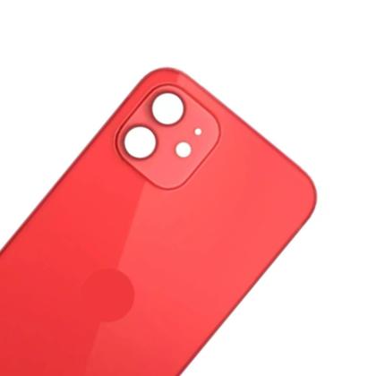 Imagem de Tampa Traseira De Vidro Para Iphone 12 Vermelho