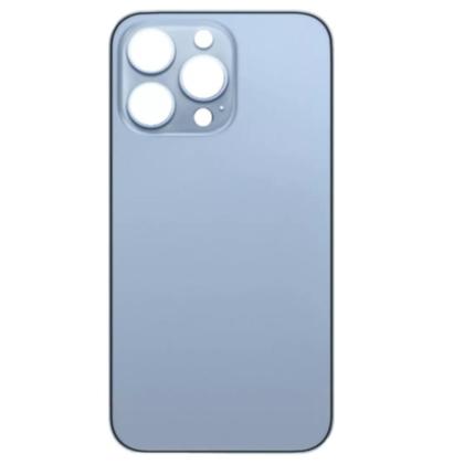 Imagem de Tampa Traseira Para Iphone 13 Pro Azul + Cola 3ml + Lente